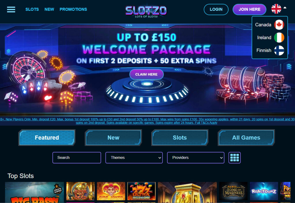 Slotzo Casino Review