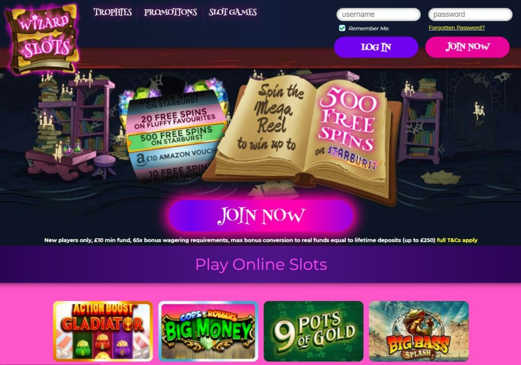 Wizard Slots Review