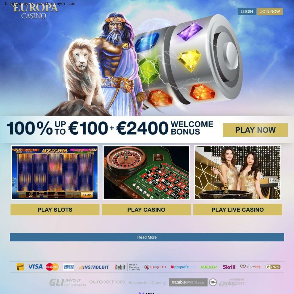 Europa Casino Review