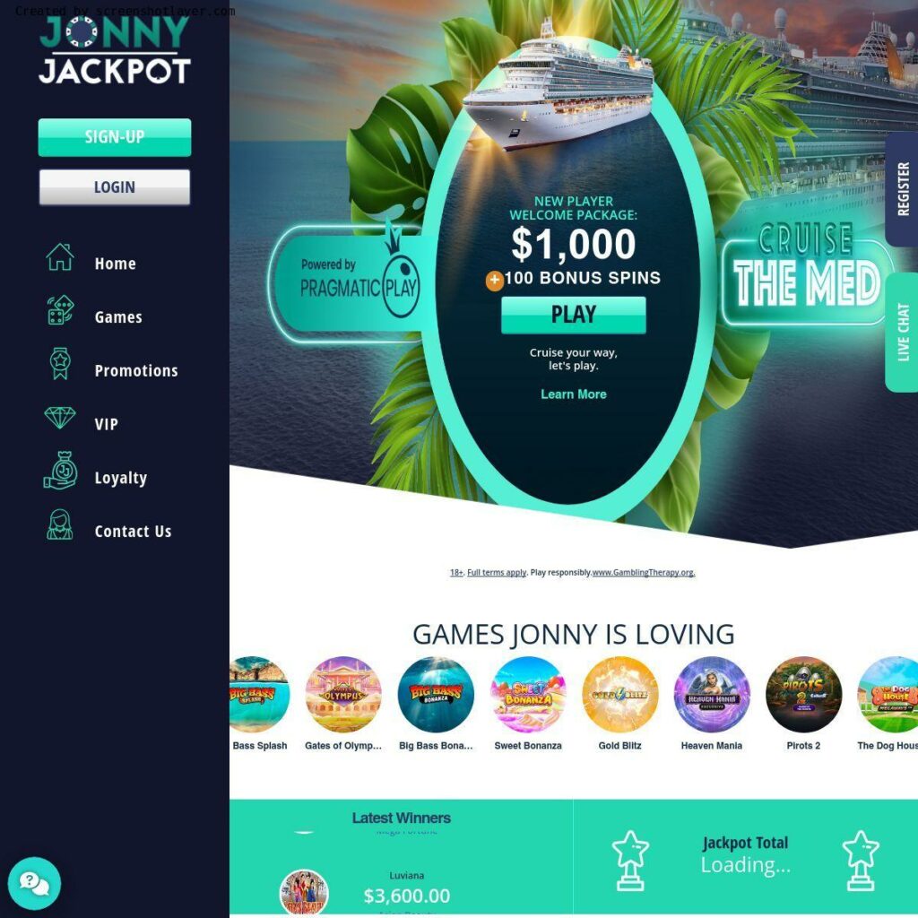 Jonny Jackpot Review