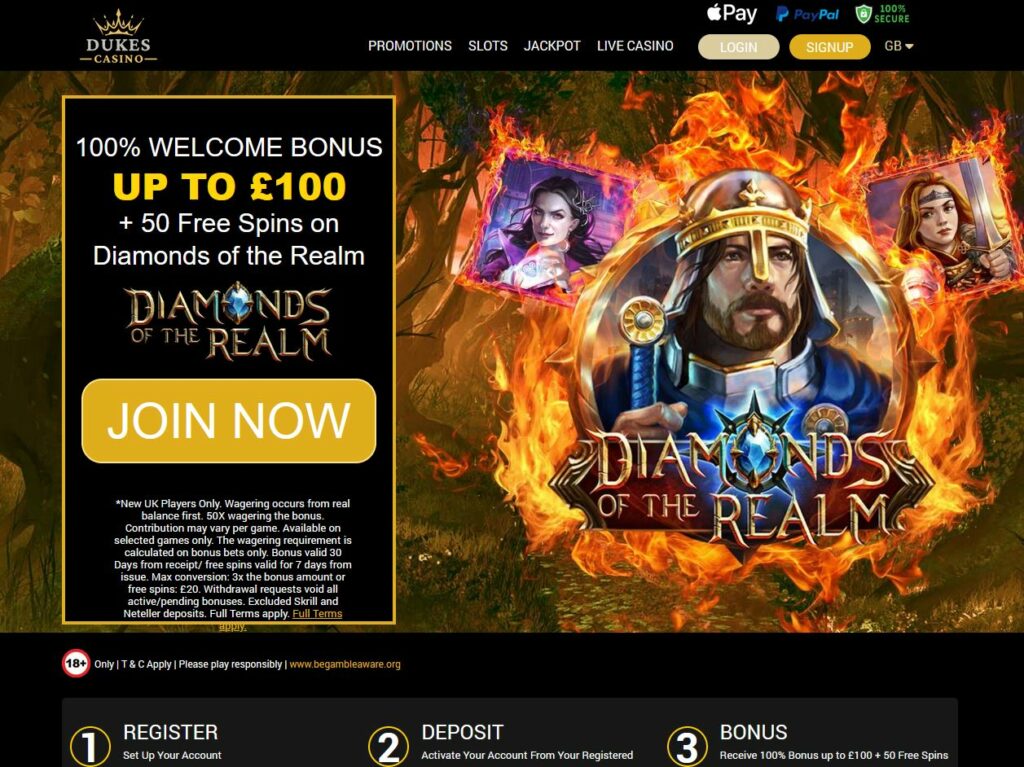 Dukes Casino Review