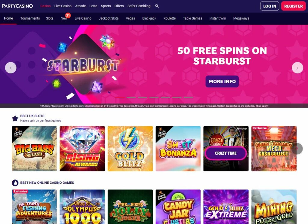 Party Casino Review