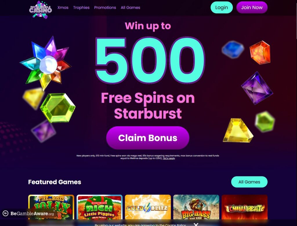 Pay By Mobile Casino Review