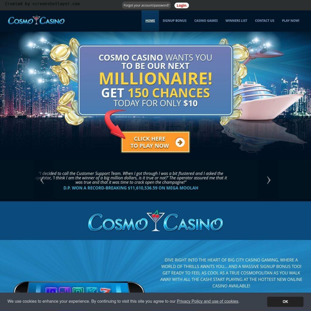 Cosmo Casino Review