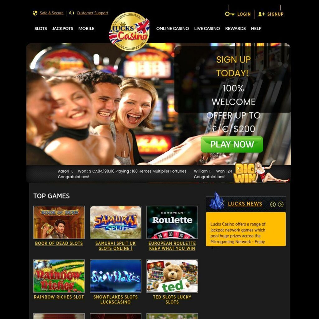 Lucks Casino Review