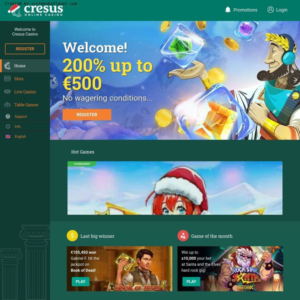 Cresus Casino Review