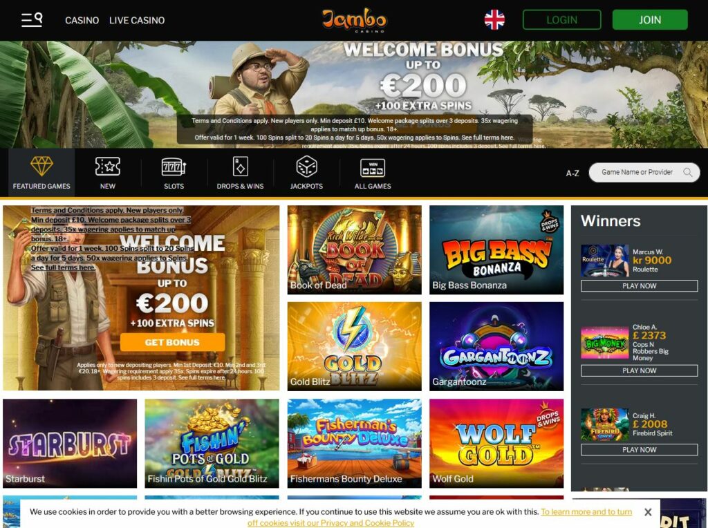 Jambo Casino Review