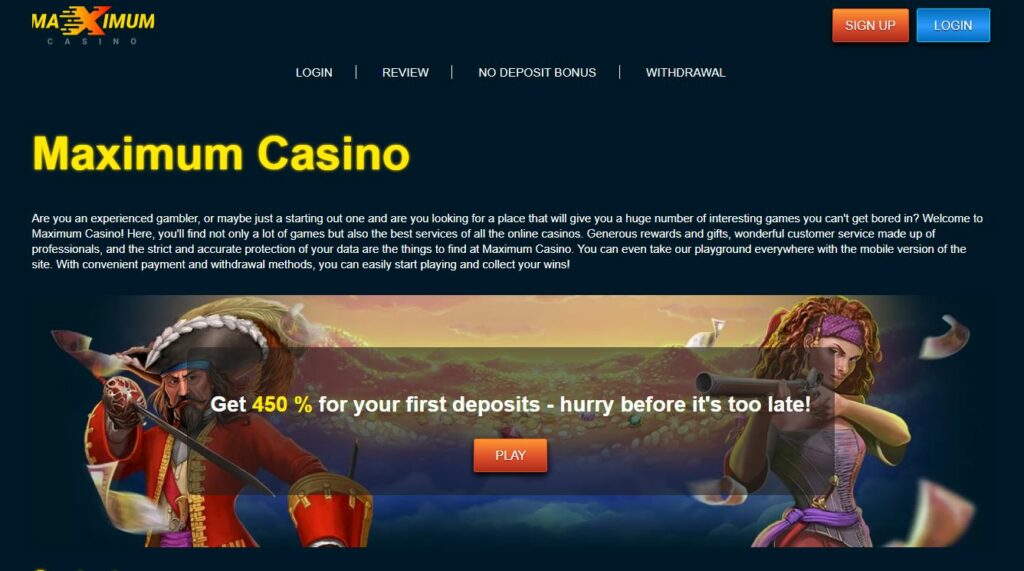 Maximum Casino Review