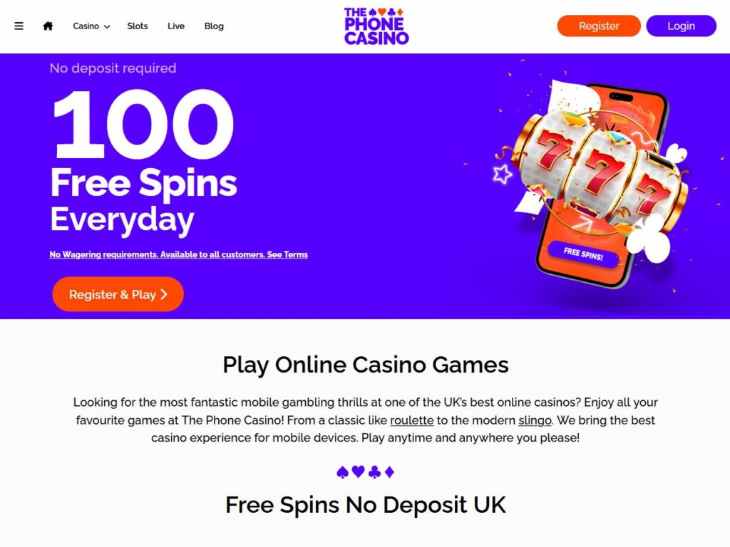 The Phone Casino Review