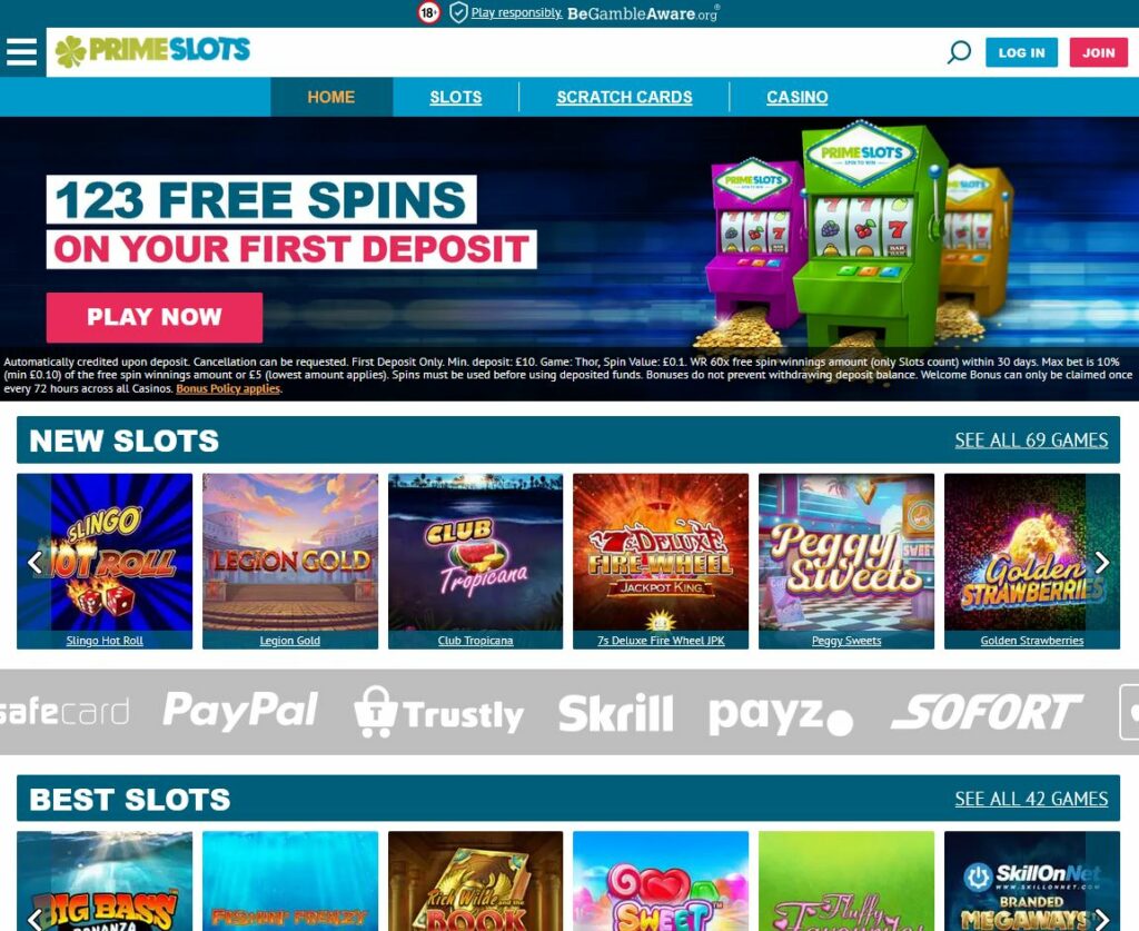 Prime Slots Review