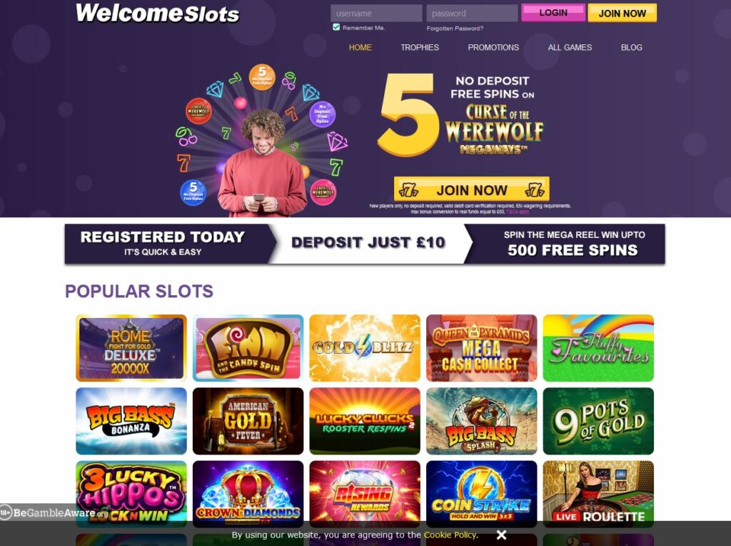 Welcome Slots Review