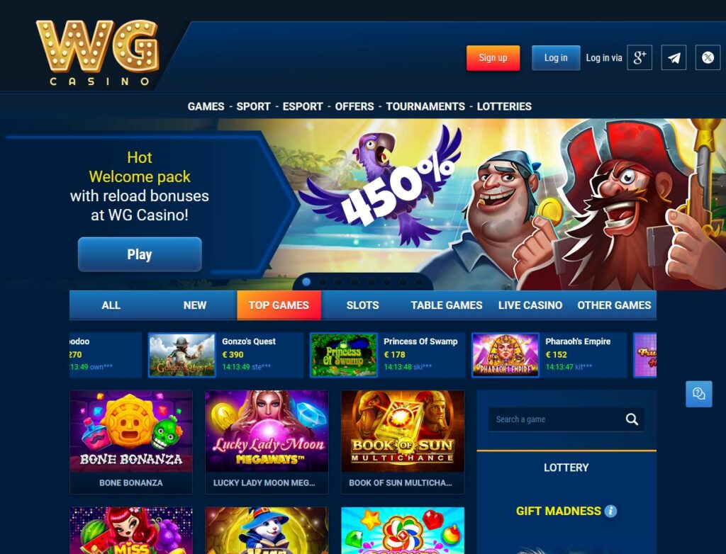 WG Casino Review