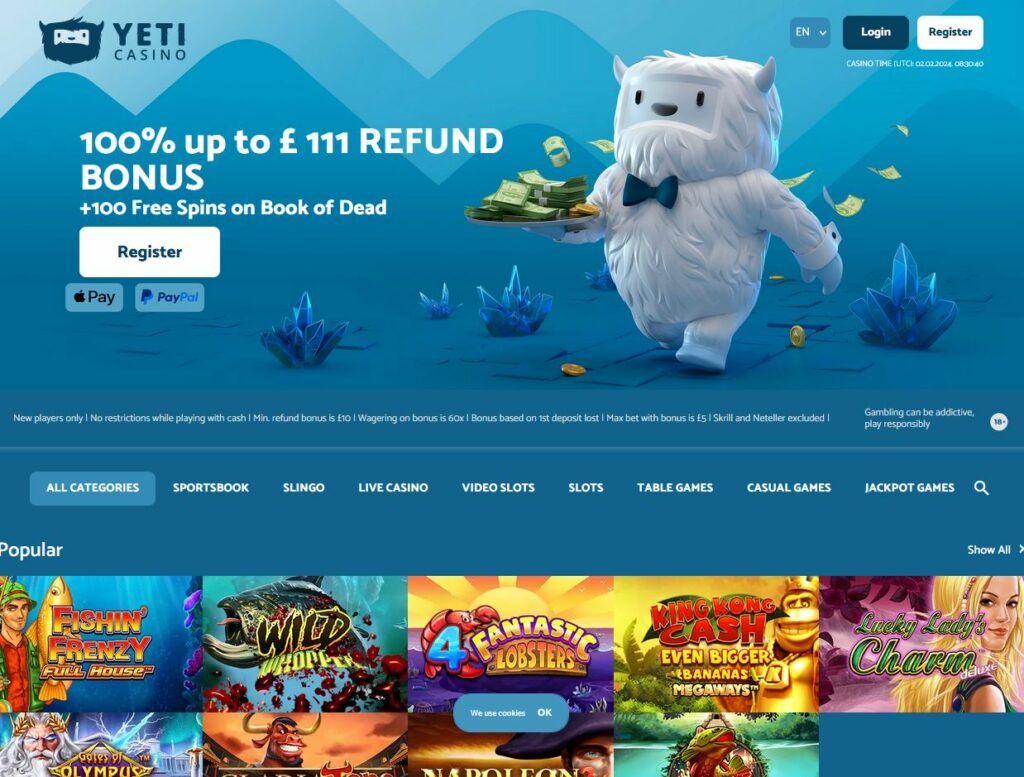 Yeti Casino Review