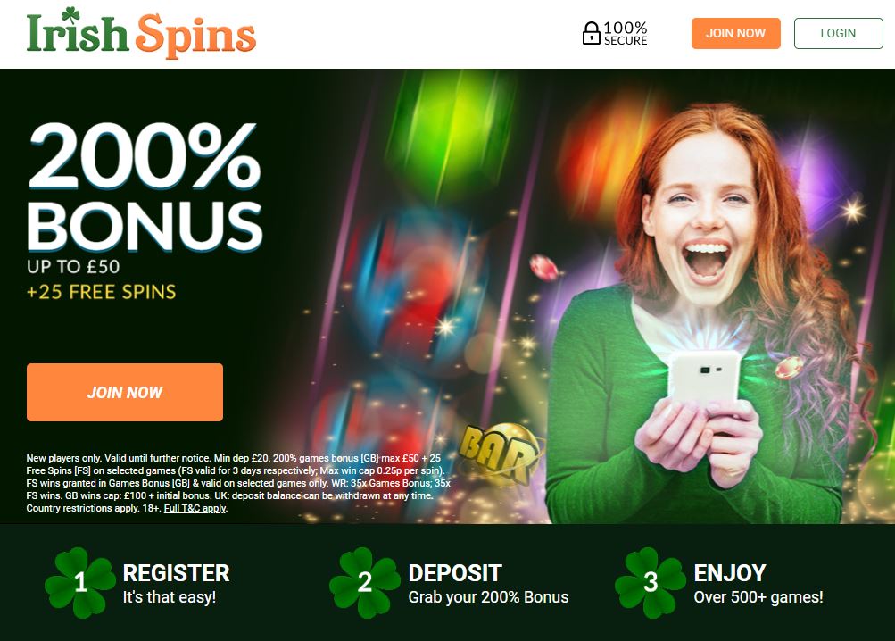 irish spins