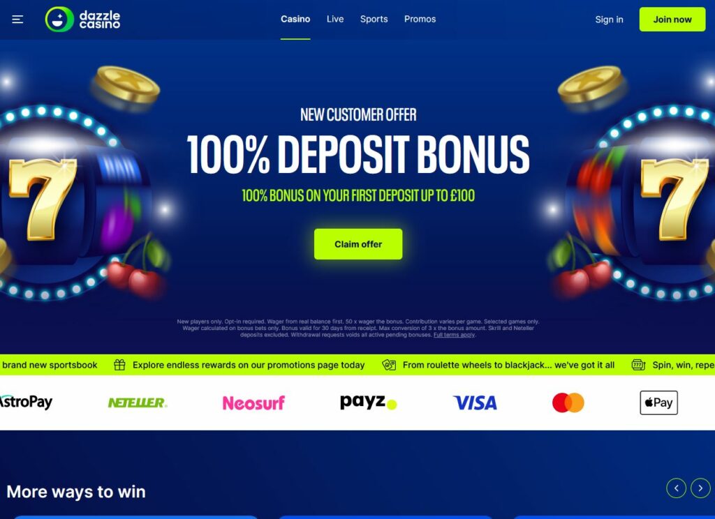 Dazzle Casino Review